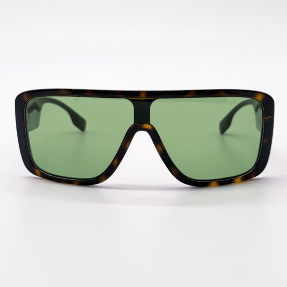 NEW BURBERRY BE4401U 3002/2 DARK HAVANA/GREEN MEN SUNGLASSES BURBERRY - Picture 3 of 11